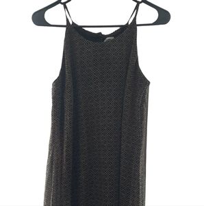 Old Navy Olive & Black Geometric Print Dress Size S